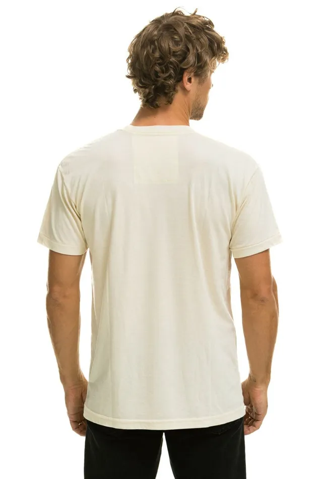 Men AVIATOR NATION ASPEN CREW TEE SHIRT 8211 VINTAGE WHITE Aviator Nation Tees Men AVIATOR NATION ASPEN CREW TEE SHIRT 8211 VINTAGE WHITE Aviator Nation Tees