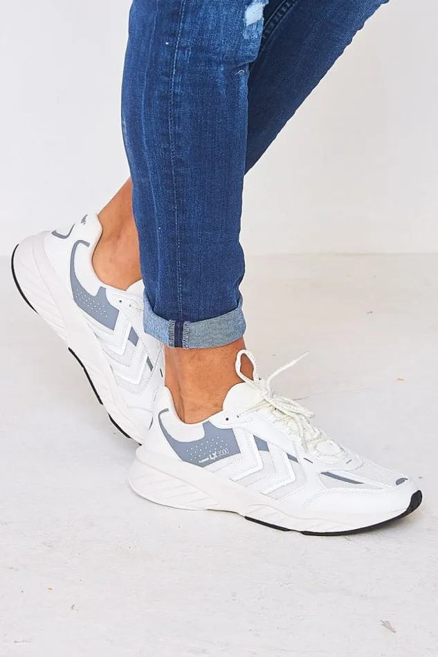Men Baskets Reach Lx 3000 Blanc Hummel 8211 209039 Brentiny Paris Sneakers