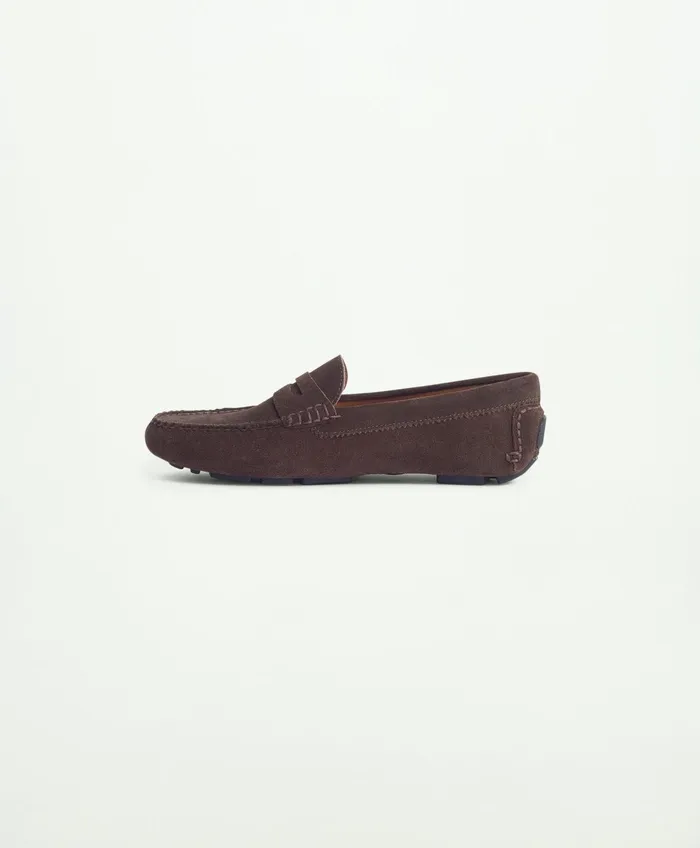 Men Bellport Driving Moc Brown Brooks Brothers Shoes