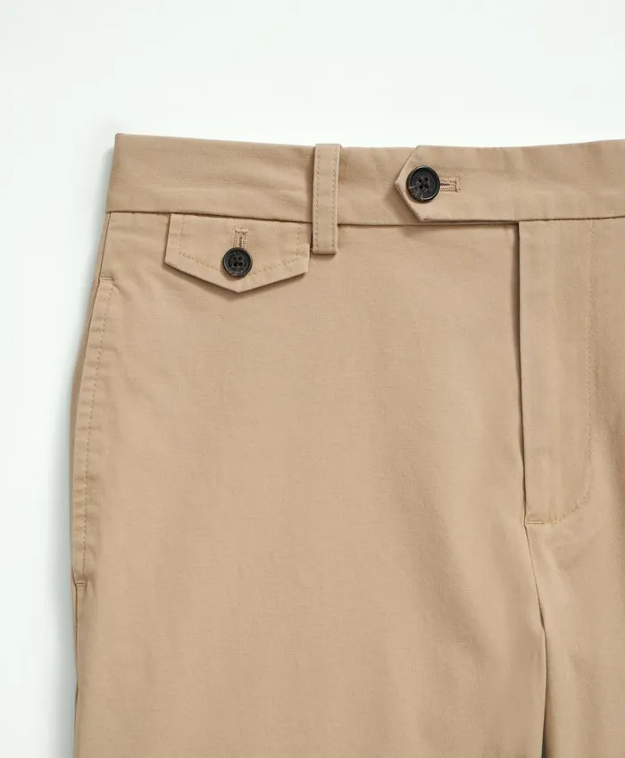 Men Big and Tall 9034 Stretch Supima Cotton Poplin Shorts Beige Brooks Brothers Shorts and Swimwear