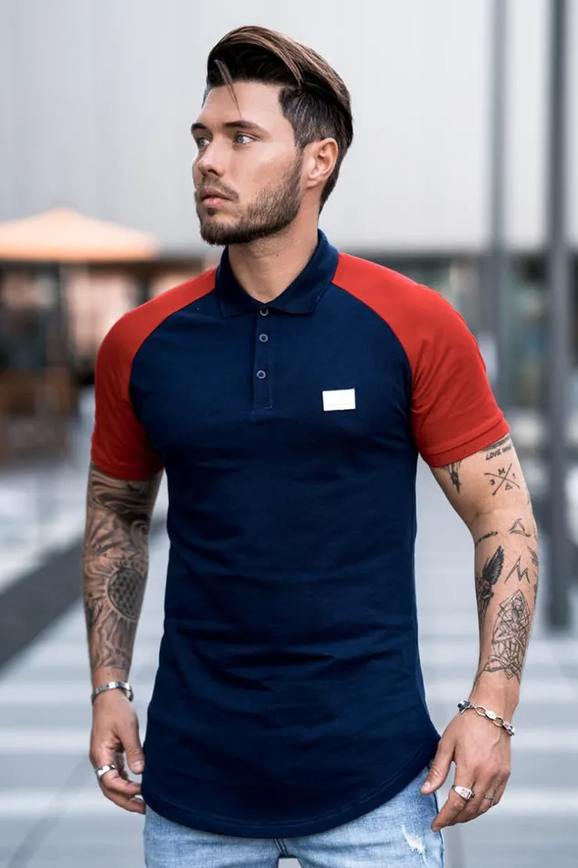 Men Blue Brentiny Polo Shirt Blue Brentiny Paris Polo Shirts