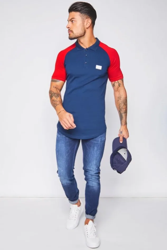 Men Blue Brentiny Polo Shirt Blue Brentiny Paris Polo Shirts