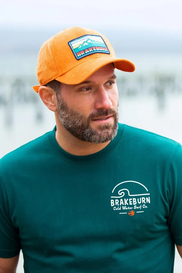 Men Brakeburn Caps and Beanies Corduroy Orange Cap