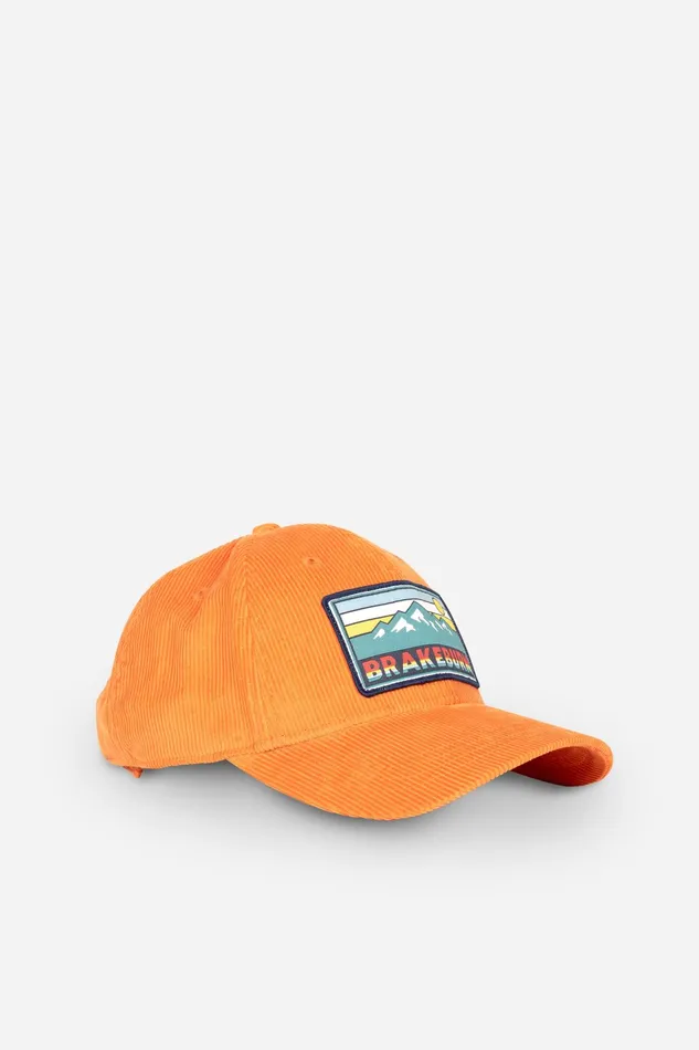 Men Brakeburn Caps and Beanies Corduroy Orange Cap
