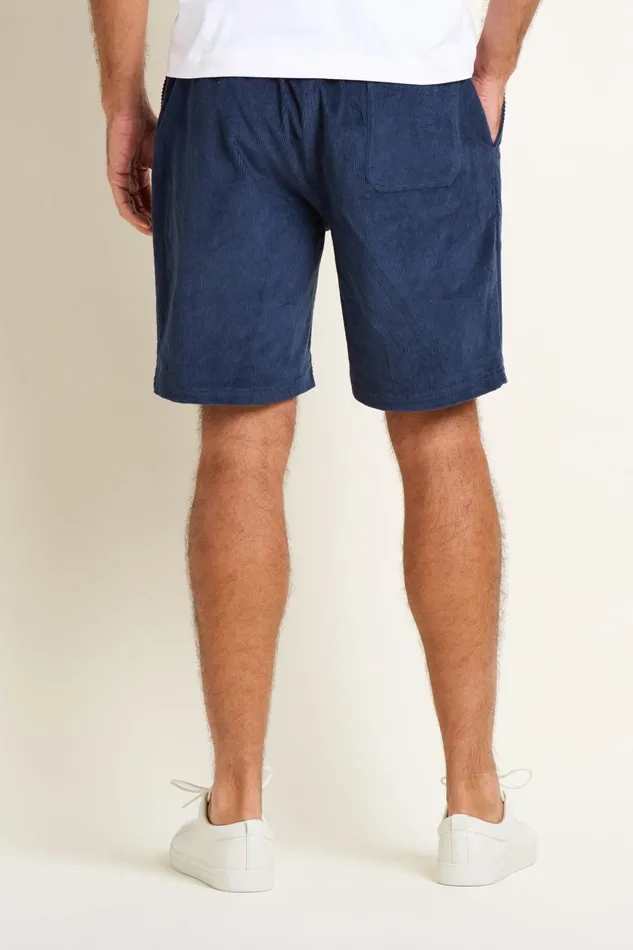 Men Brakeburn Trousers And Shorts Navy Corduroy Short