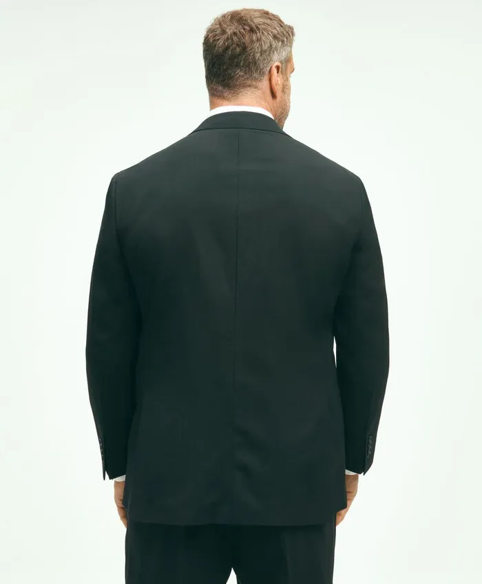 Men Brooks Brothers Explorer Collection Big and Tall Suit Jacket Black Brooks Brothers Suits