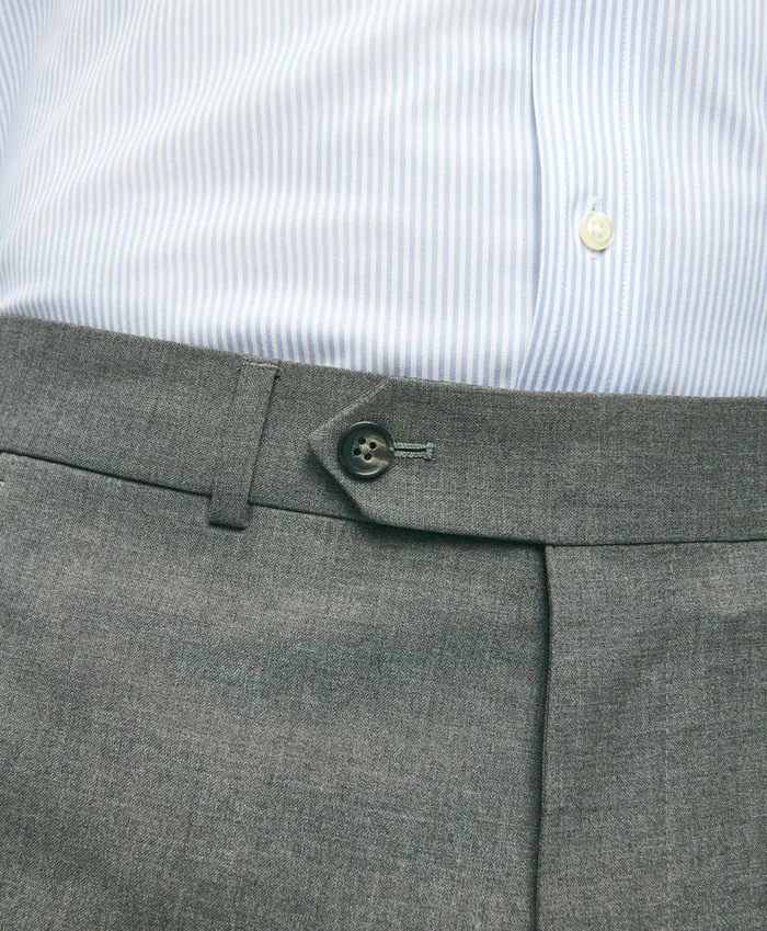 Men Brooks Brothers Explorer Collection Regent Fit Suit Pants Light Grey Brooks Brothers Suits