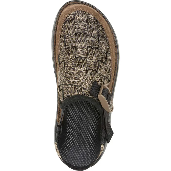 Men Chaco Clogs and SlipOns Canyon Woven Clog Hut Dark Sand