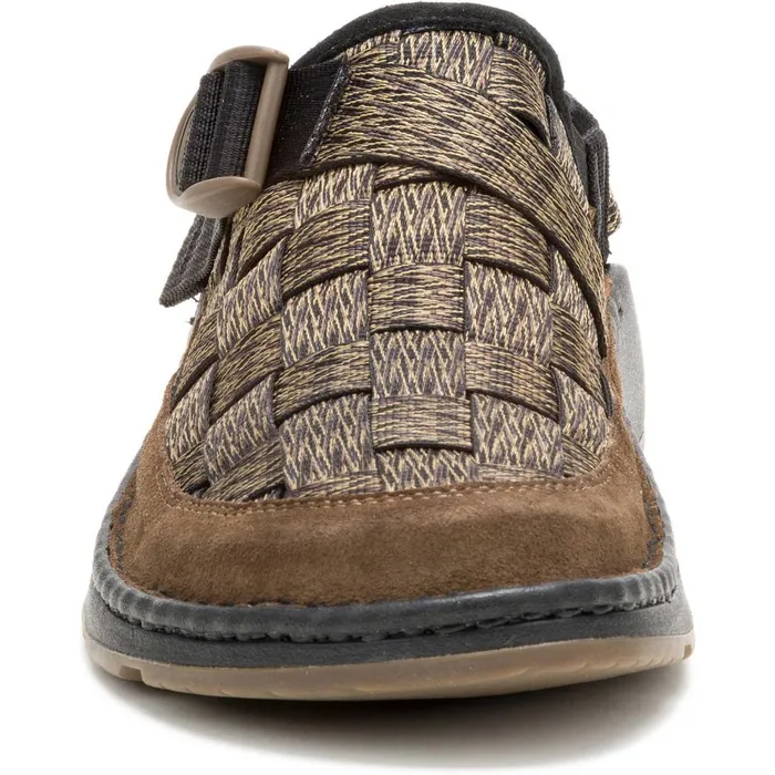 Men Chaco Clogs and SlipOns Canyon Woven Clog Hut Dark Sand