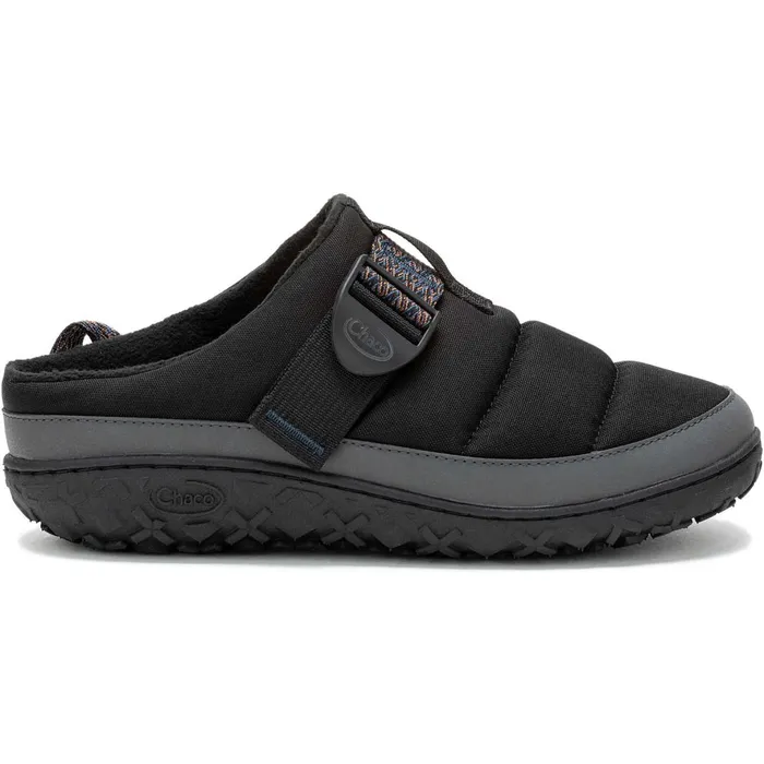 Men Chaco Clogs and SlipOns Ramble Rugged Canvas Clog Black Graphite