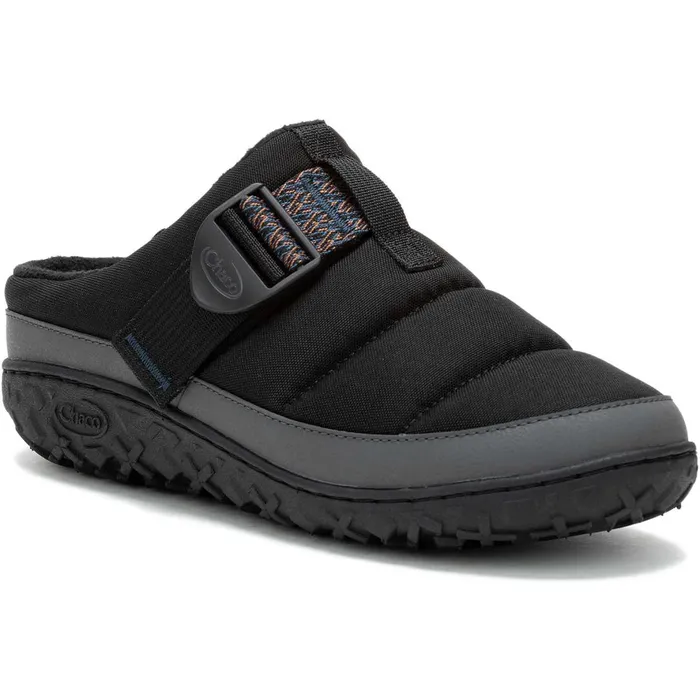 Men Chaco Clogs and SlipOns Ramble Rugged Canvas Clog Black Graphite
