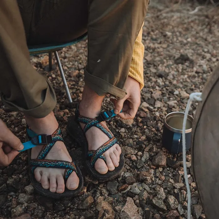 Men Chaco Sandals Z2 Rapid Pro Vibram Adjustable Strap Classic Sandal Eddy Aqua