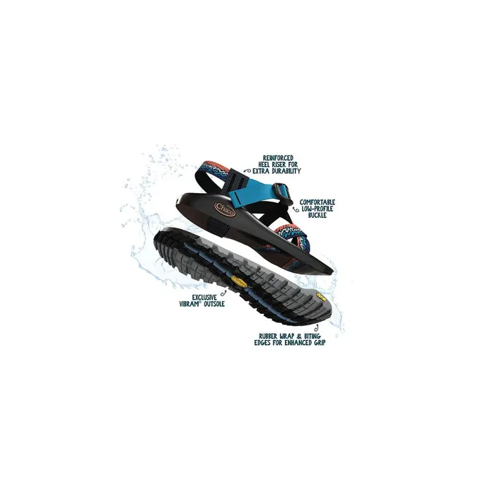 Men Chaco Sandals Z2 Rapid Pro Vibram Adjustable Strap Classic Sandal Eddy Aqua