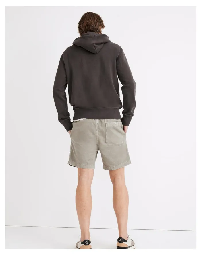 Men Cotton Everywear Shorts Washed Olive Madewell Shorts Men Cotton Everywear Shorts Washed Olive Madewell Shorts