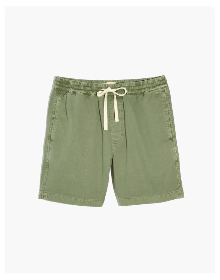 Men Cotton Everywear Shorts Washed Olive Madewell Shorts Men Cotton Everywear Shorts Washed Olive Madewell Shorts