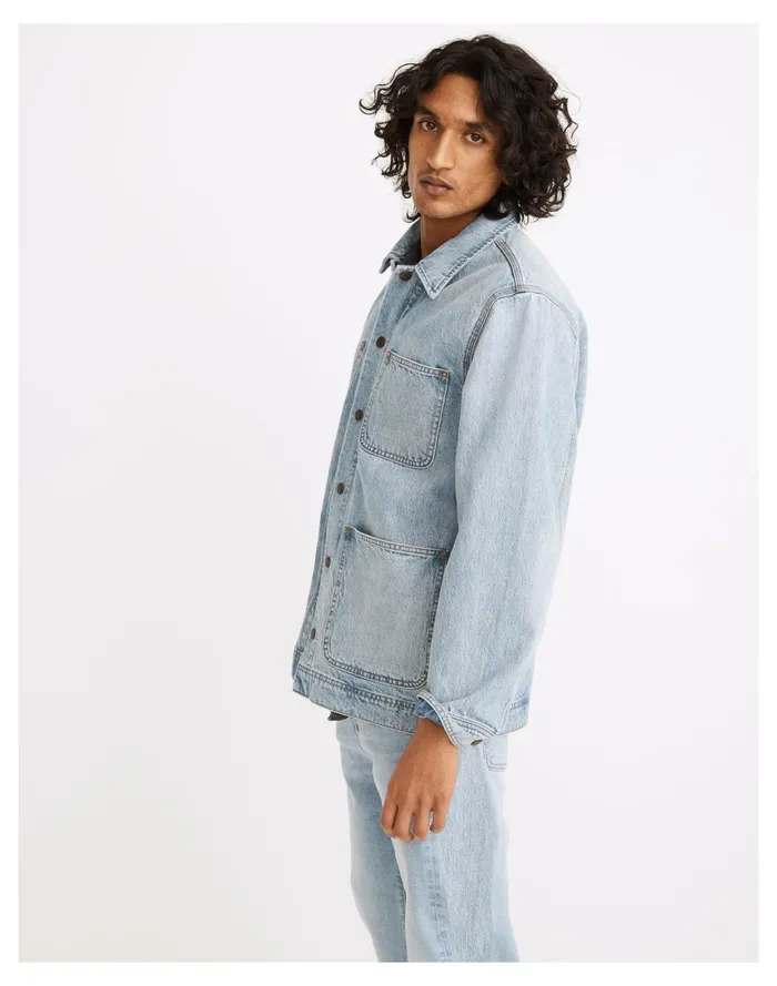 Men Denim Chore Jacket In Seaford Wash Seaford Wash Madewell Jackets Men Denim Chore Jacket In Seaford Wash Seaford Wash Madewell Jackets
