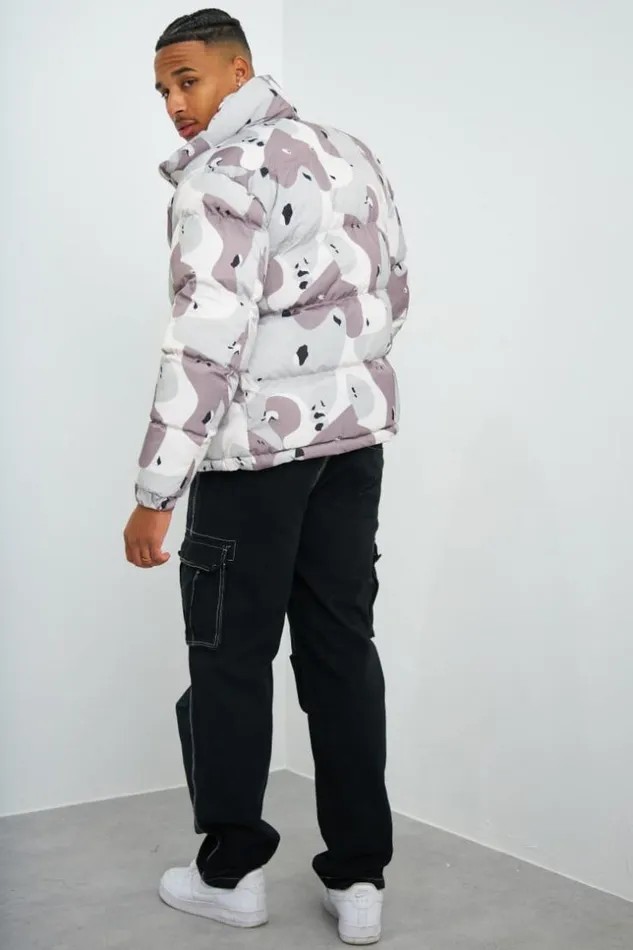 Men Doudoune Beige Et Gris Camouflage Beige Brentiny Paris Parkas And Down Jackets Men Doudoune Beige Et Gris Camouflage Beige Brentiny Paris Parkas And Down Jackets