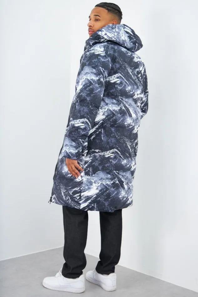 Men Doudoune Matelasse Longue Motif Paysage Grey Brentiny Paris Parkas And Down Jackets Men Doudoune Matelasse Longue Motif Paysage Grey Brentiny Paris Parkas And Down Jackets