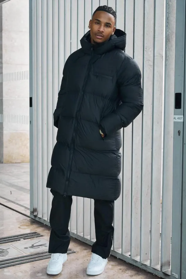 Men Doudoune Matelasse Longue Noir Capuche Black Brentiny Paris Parkas And Down Jackets Men Doudoune Matelasse Longue Noir Capuche Black Brentiny Paris Parkas And Down Jackets