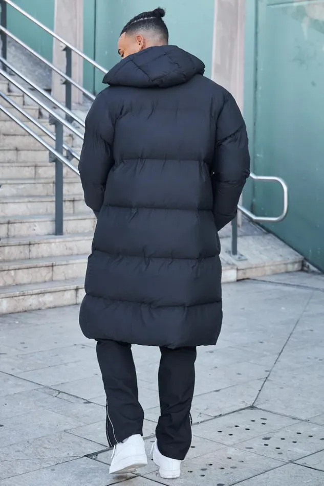 Men Doudoune Matelasse Longue Noir Capuche Black Brentiny Paris Parkas And Down Jackets Men Doudoune Matelasse Longue Noir Capuche Black Brentiny Paris Parkas And Down Jackets