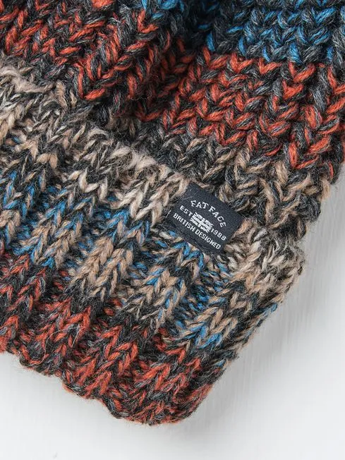 Men Fatface Hats Multi Twist Beanie Men Fatface Hats Multi Twist Beanie