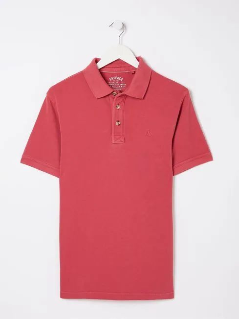 Men Fatface Polo Shirts Pink Pique Polo Shirt Men Fatface Polo Shirts Pink Pique Polo Shirt