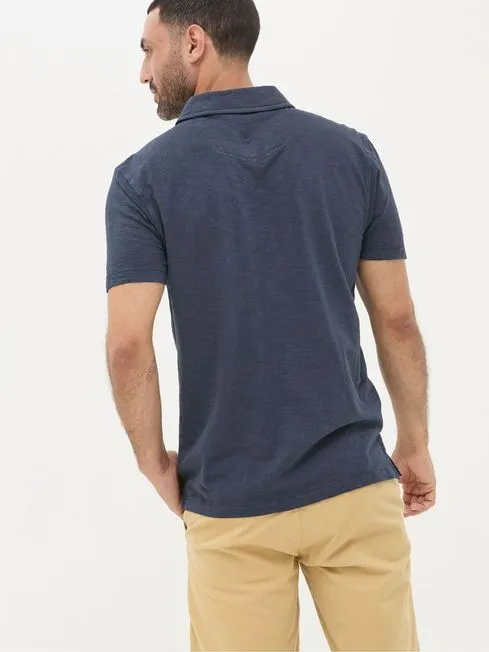 Men Fatface Polo Shirts Truro Navy Blue Jersey Shirt Men Fatface Polo Shirts Truro Navy Blue Jersey Shirt