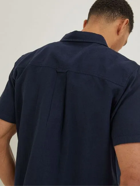 Men Fatface Shirts Blue Bugle Shirt Men Fatface Shirts Blue Bugle Shirt