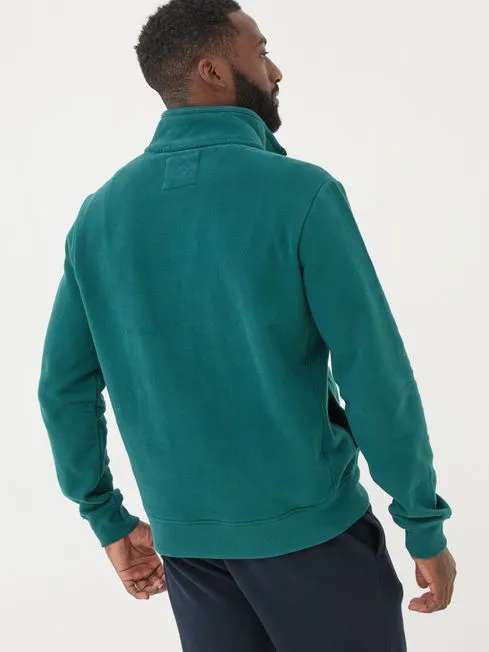 Men Fatface Sweatshirts and Hoodies Dark Teal Brooke Half Neck 100 Cotton Sweatshirt Men Fatface Sweatshirts and Hoodies Dark Teal Brooke Half Neck 100 Cotton Sweatshirt