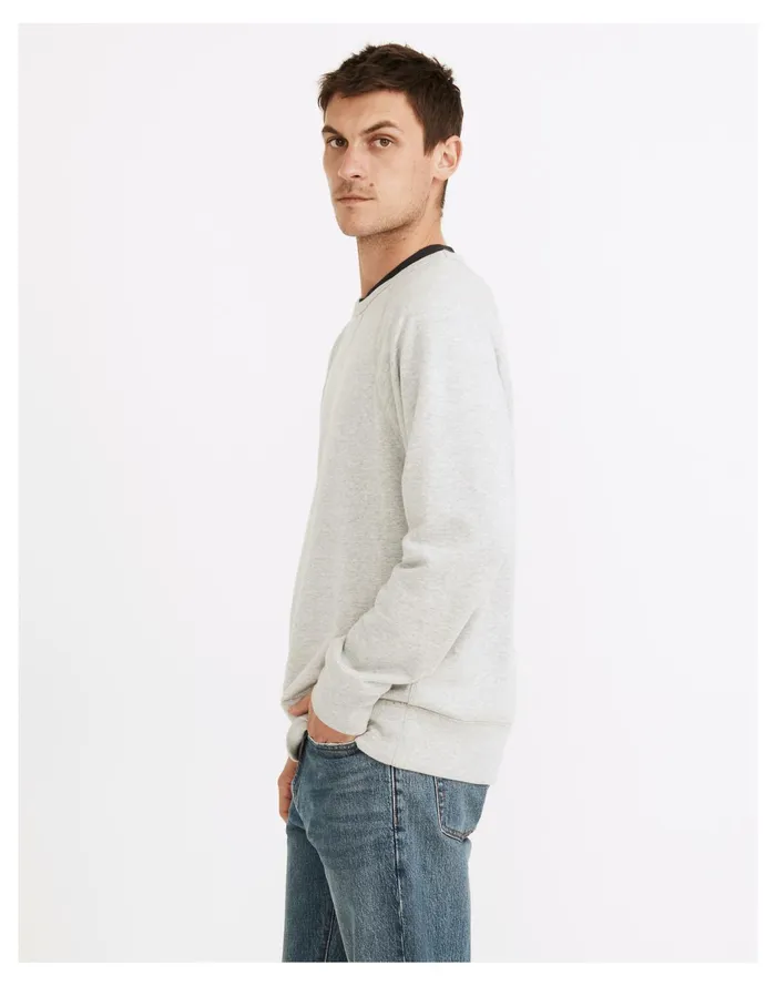 Men Garment Dyed Crewneck Sweatshirt Hthr Grey Madewell Sweatshirts and Sweatpants Men Garment Dyed Crewneck Sweatshirt Hthr Grey Madewell Sweatshirts and Sweatpants