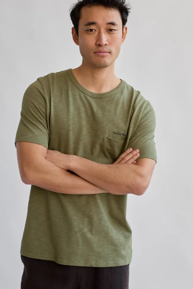 Men Groix 8211 Deep Lichen TWOTHIRDS TShirts