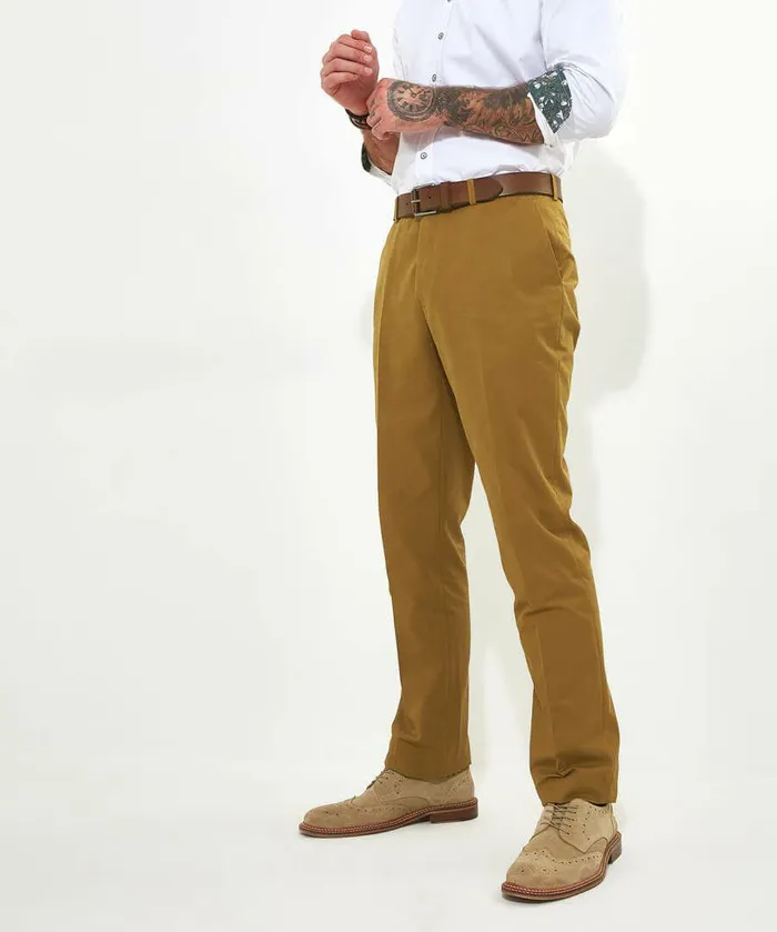 Men Joe Browns Sensational Style Trousers Cinnamon