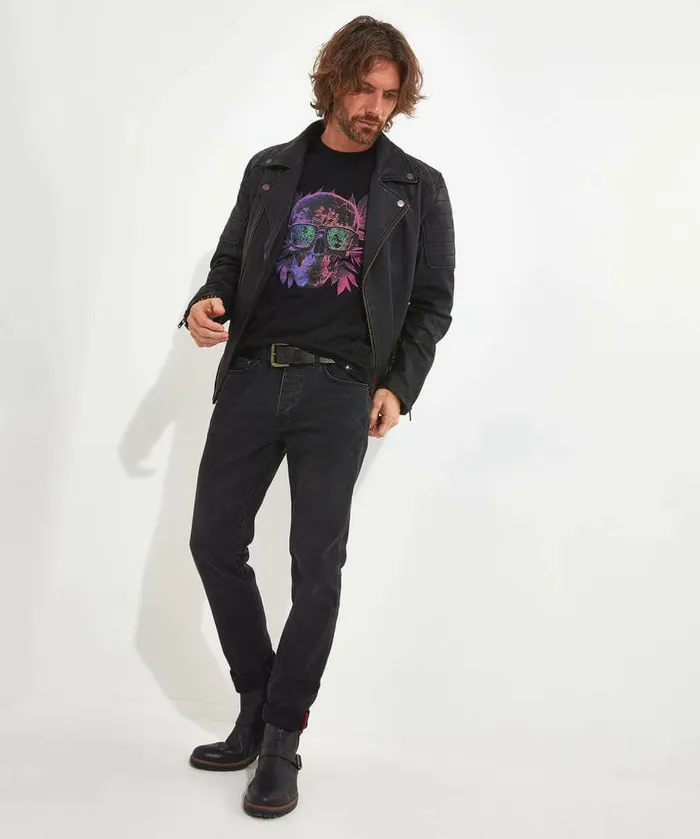 Men Joe Browns Sunshine Skull Tee Black Men Joe Browns Sunshine Skull Tee Black