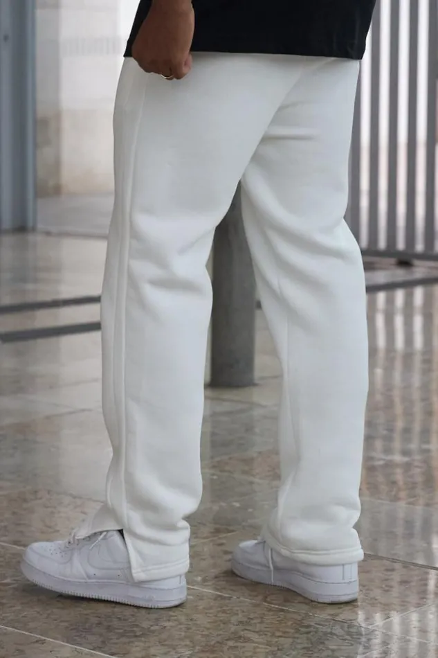 Men Jogging Blanc White Brentiny Paris Jogging Bottoms