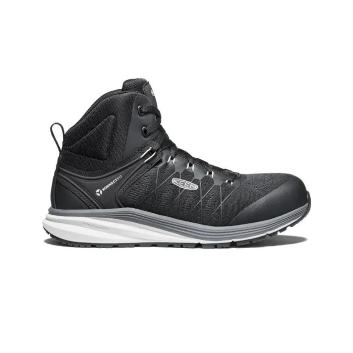 Men KEEN Boots Black Work Sneaker Boots 8211 Vista Energy Mid
