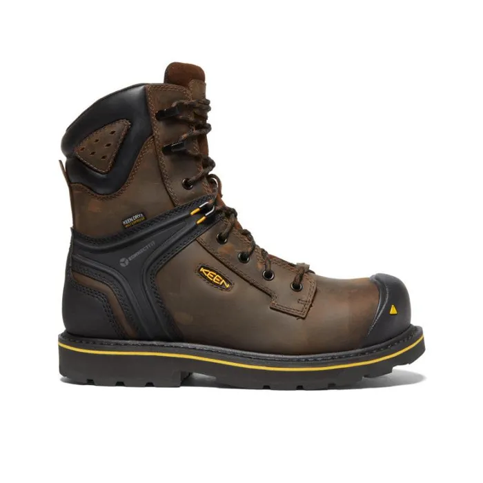 Men KEEN Boots CarbonFiber Toe Brown Work Boots 8211 CSA Abitibi II