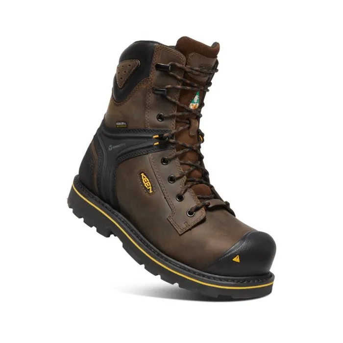 Men KEEN Boots CarbonFiber Toe Brown Work Boots 8211 CSA Abitibi II Men KEEN Boots CarbonFiber Toe Brown Work Boots 8211 CSA Abitibi II