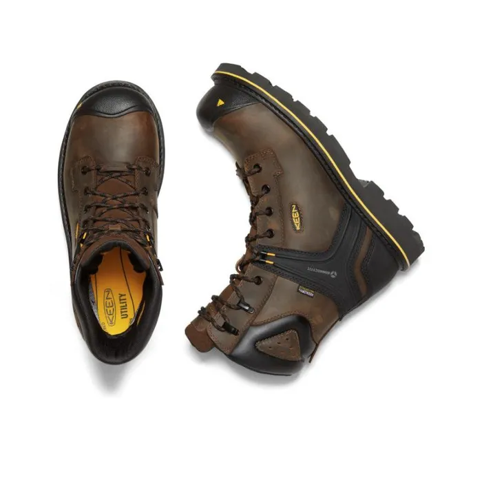 Men KEEN Boots CarbonFiber Toe Brown Work Boots 8211 CSA Abitibi II Men KEEN Boots CarbonFiber Toe Brown Work Boots 8211 CSA Abitibi II
