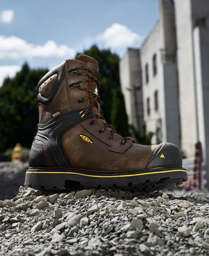 Men KEEN Boots CarbonFiber Toe Brown Work Boots 8211 CSA Abitibi II Men KEEN Boots CarbonFiber Toe Brown Work Boots 8211 CSA Abitibi II