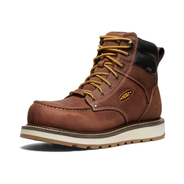 Men KEEN Boots Cincinnati 6quot Waterproof CarbonFiber Toe Work Boot Men KEEN Boots Cincinnati 6quot Waterproof CarbonFiber Toe Work Boot
