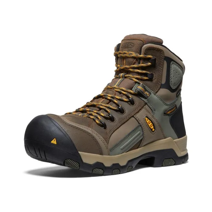 Men KEEN Boots Davenport Mid AL Waterproof Work Boots Men KEEN Boots Davenport Mid AL Waterproof Work Boots