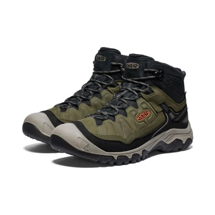 Men KEEN Boots Targhee IV Mid Height Waterproof Leather Hiking Boot Men KEEN Boots Targhee IV Mid Height Waterproof Leather Hiking Boot