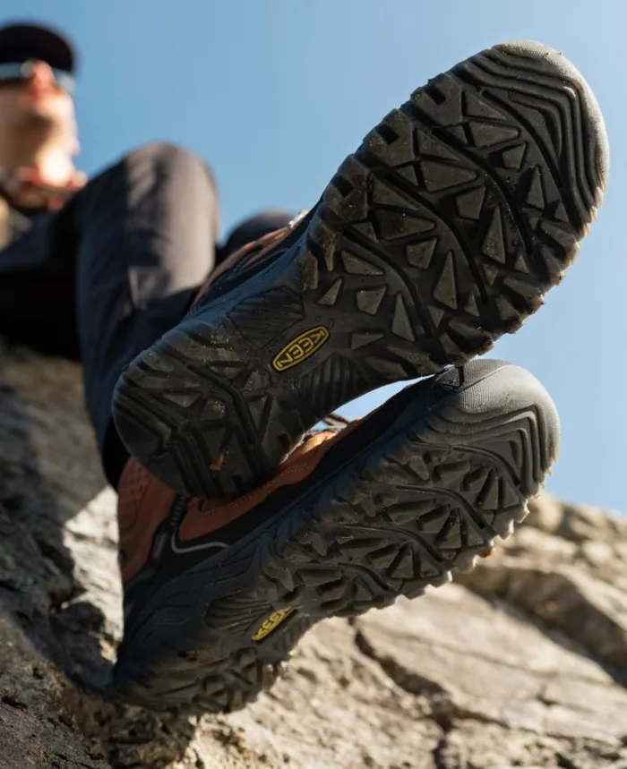 Men KEEN Boots Targhee IV Mid Height Waterproof Leather Hiking Boot Men KEEN Boots Targhee IV Mid Height Waterproof Leather Hiking Boot