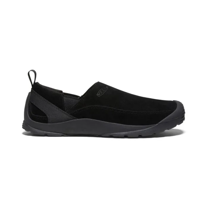 Men KEEN Casual Jasper SlipOn Black Leather Slipon