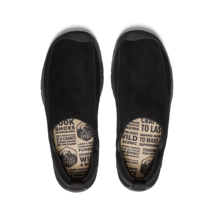 Men KEEN Casual Jasper SlipOn Black Leather Slipon Men KEEN Casual Jasper SlipOn Black Leather Slipon