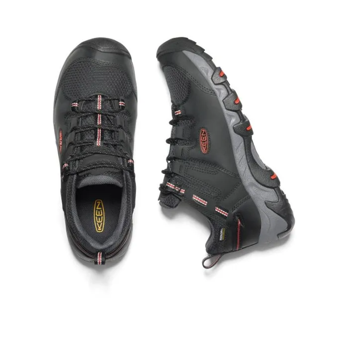 Men KEEN Hike WP Leather Hiking Shoes 8211 Steens Men KEEN Hike WP Leather Hiking Shoes 8211 Steens