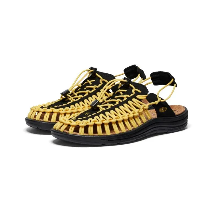 Men KEEN Sandals All Gender UNEEK II Convertible BlackKeen Yellow Sandal Men KEEN Sandals All Gender UNEEK II Convertible BlackKeen Yellow Sandal