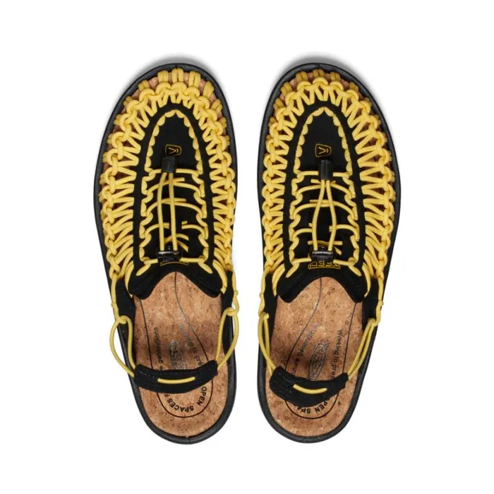 Men KEEN Sandals All Gender UNEEK II Convertible BlackKeen Yellow Sandal Men KEEN Sandals All Gender UNEEK II Convertible BlackKeen Yellow Sandal