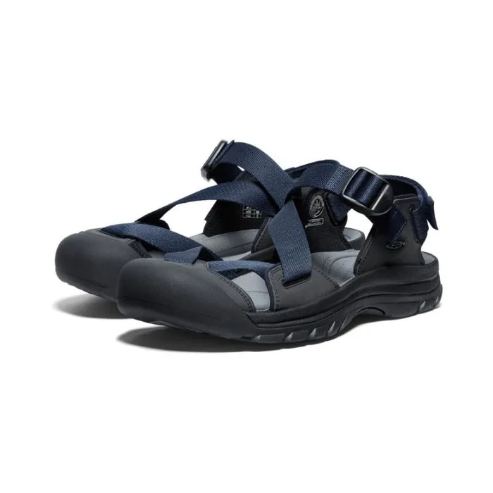 Men KEEN Sandals Zerraport II Sky CaptainBlack Closed Toe Sandal Men KEEN Sandals Zerraport II Sky CaptainBlack Closed Toe Sandal