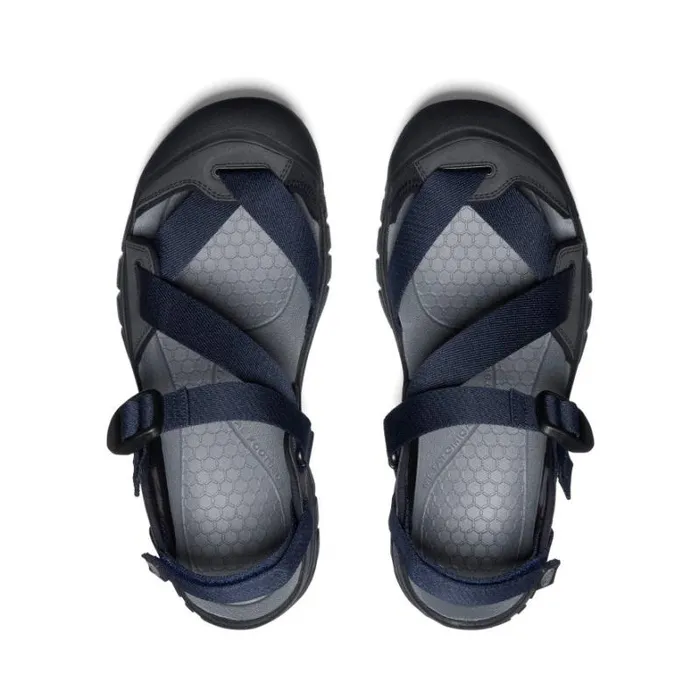 Men KEEN Sandals Zerraport II Sky CaptainBlack Closed Toe Sandal Men KEEN Sandals Zerraport II Sky CaptainBlack Closed Toe Sandal